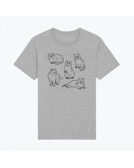 T- SHIRT Z KOTEM BRYTYJSKIM